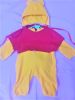 Kids Costumes to Hire - Winnie - Onesie & headpce  - Toddler 